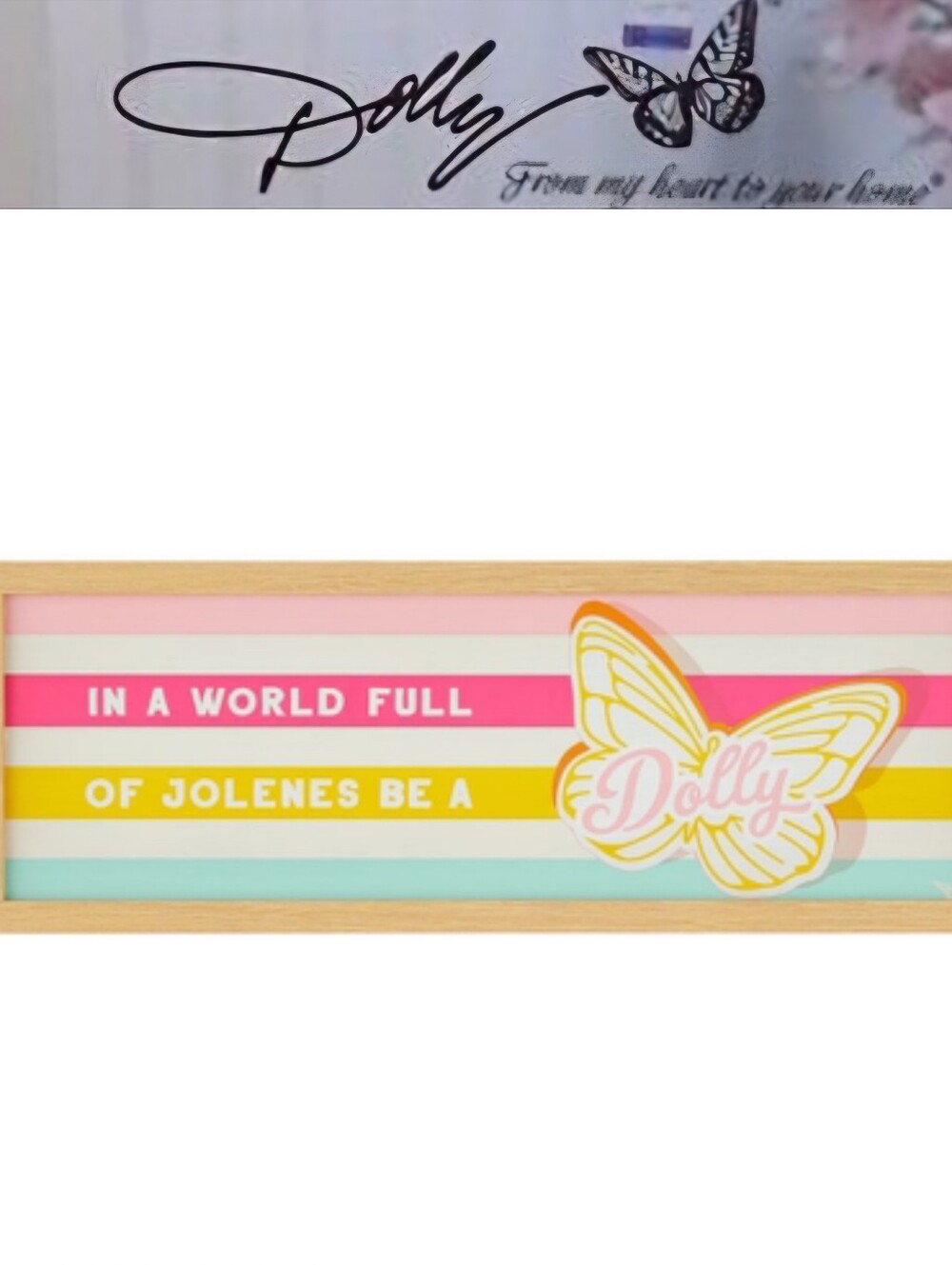 Dolly Parton Summer Rectangular Wood Sign Decor